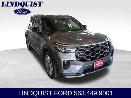 CARBONIZED GRAY METALLIC 2025 Ford Explorer Platinum
