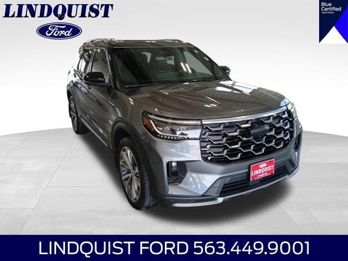 CARBONIZED GRAY METALLIC 2025 Ford Explorer Platinum