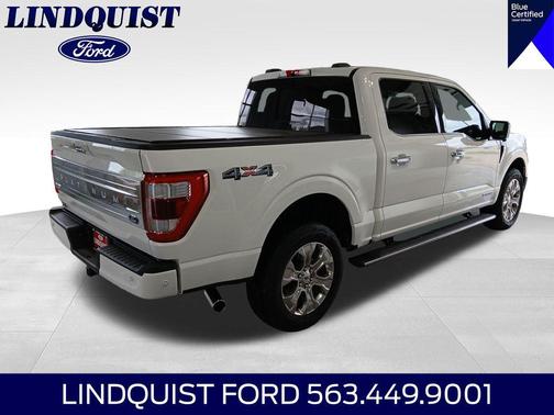 STAR WHITE METALLIC TRICOAT 2022 Ford F-150 Platinum