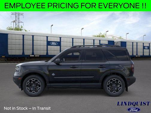 SHADOW BLACK 2025 Ford Bronco Sport Outer Banks