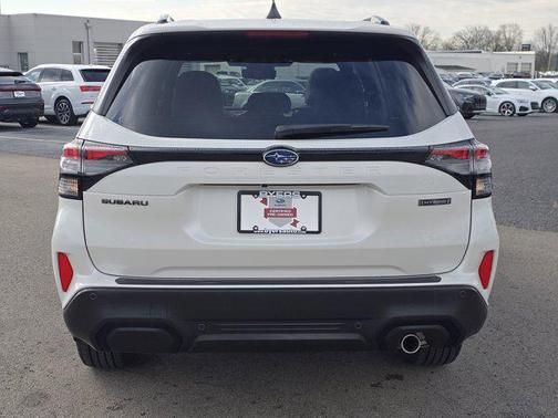 Crystal White Pearl 2025 Subaru Forester Hybrid Touring