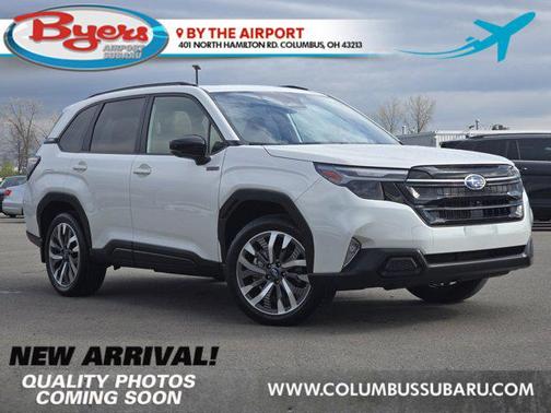 Crystal White Pearl 2025 Subaru Forester Hybrid Touring