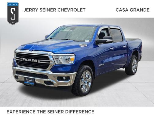 Blue Streak Pearlcoat 2019 RAM 1500 Big Horn/Lone Star Crew Cab 4x4 5'7 Box