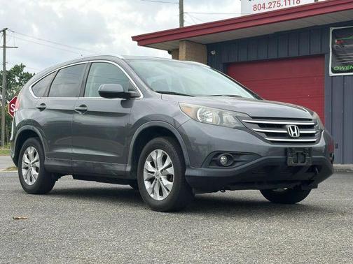Gray 2014 Honda CR-V EX-L
