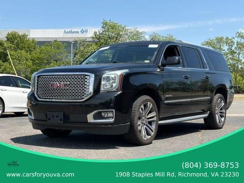 Black 2015 GMC Yukon XL Denali