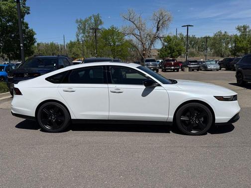 Platinum White Pearl 2026 Honda Accord Hybrid Sport-L