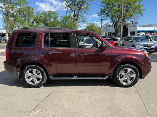 Maroon 2012 Honda Pilot EX-L