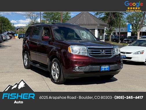 Maroon 2012 Honda Pilot EX-L