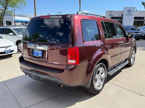 Maroon 2012 Honda Pilot EX-L