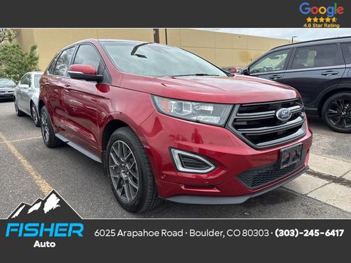 Ruby Red Metallic 2017 Ford Edge Sport