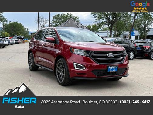 Ruby Red Metallic 2017 Ford Edge Sport