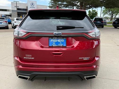 Ruby Red Metallic 2017 Ford Edge Sport