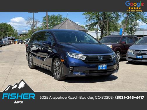 Blue 2023 Honda Odyssey Elite