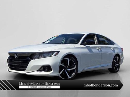 White 2022 Honda Accord Sport SE