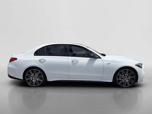 Polar White 2023 Mercedes-Benz AMG C 43 Base 4MATIC