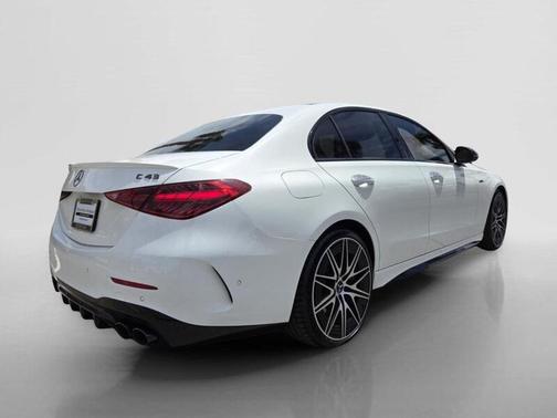 Polar White 2023 Mercedes-Benz AMG C 43 Base 4MATIC