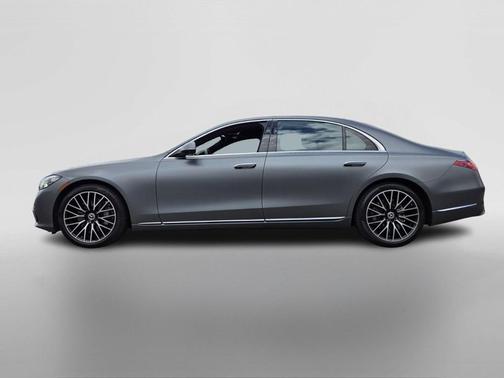 Gray 2022 Mercedes-Benz S-Class S 580 4MATIC