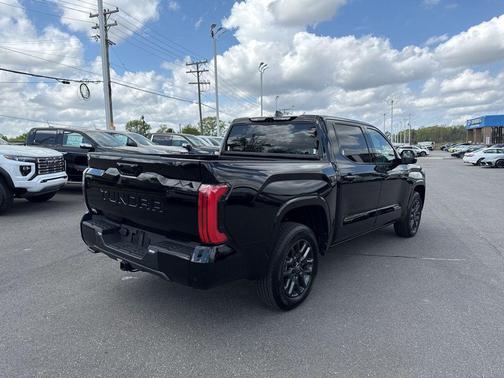 Midnight Black Metallic 2025 Toyota Tundra Platinum