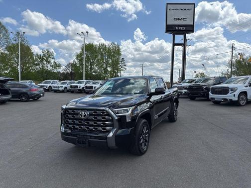 Midnight Black Metallic 2025 Toyota Tundra Platinum