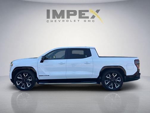 Summit White 2025 GMC Sierra EV Extended Range Denali