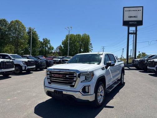 Summit White 2019 GMC Sierra 1500 SLT