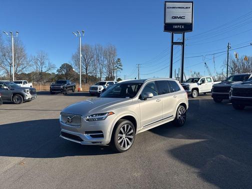 Silver Dawn Metallic 2024 Volvo XC90 B5 Plus Bright Theme
