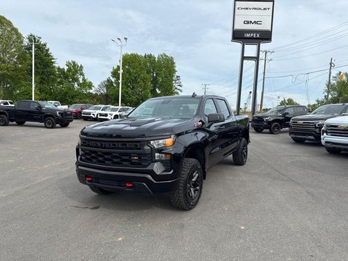 Black 2026 Chevrolet Silverado 1500 Custom Trail Boss