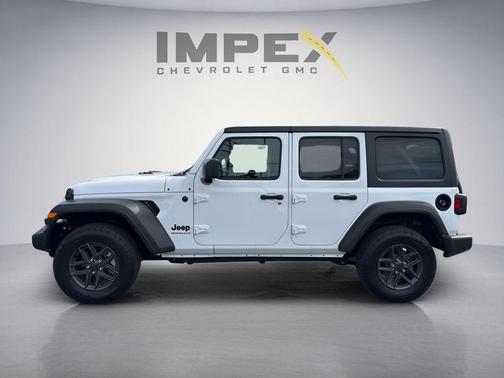 Bright White Clearcoat 2025 Jeep Wrangler Sport S