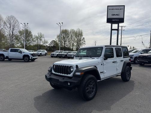 Bright White Clearcoat 2025 Jeep Wrangler Sport S
