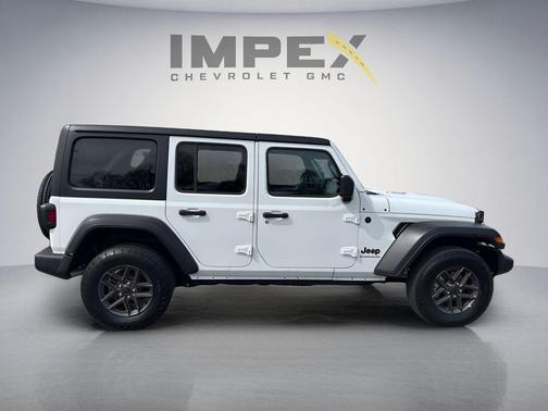 Bright White Clearcoat 2025 Jeep Wrangler Sport S