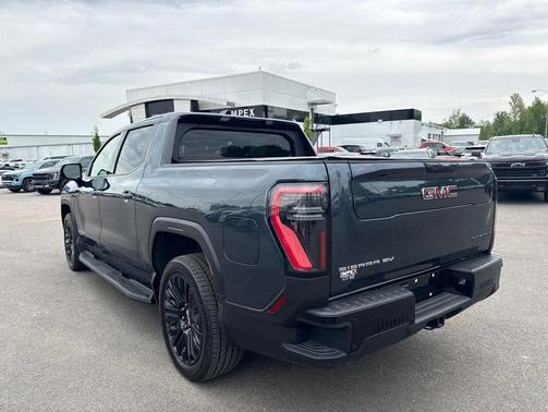 Deep Ocean Metallic 2026 GMC Sierra EV Extended Range Elevation