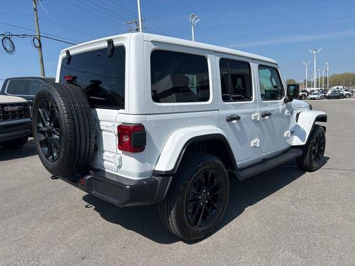 Bright White Clearcoat 2025 Jeep Wrangler 4xe Sahara