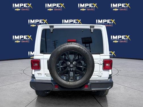 Bright White Clearcoat 2025 Jeep Wrangler 4xe Sahara