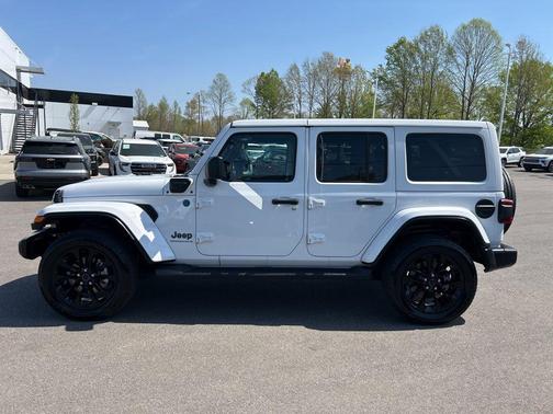 Bright White Clearcoat 2025 Jeep Wrangler 4xe Sahara