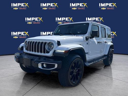 Bright White Clearcoat 2025 Jeep Wrangler 4xe Sahara
