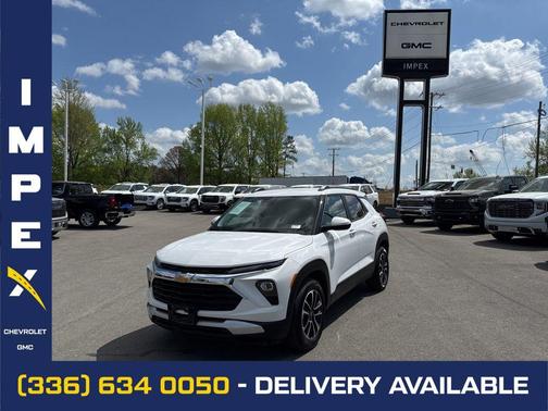 Summit White 2025 Chevrolet Trailblazer LT