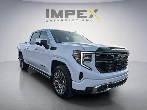 Glacier White Tricoat 2026 GMC Sierra 1500 Denali Ultimate