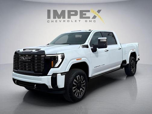 Glacier White Tricoat 2026 GMC Sierra 2500 Denali Ultimate