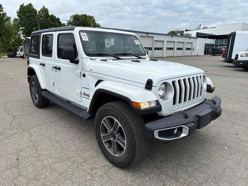 Bright White 2023 Jeep Wrangler 4-Door Sahara