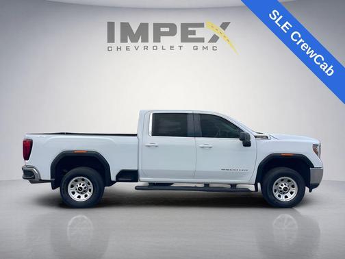 Summit White 2023 GMC Sierra 2500 SLE