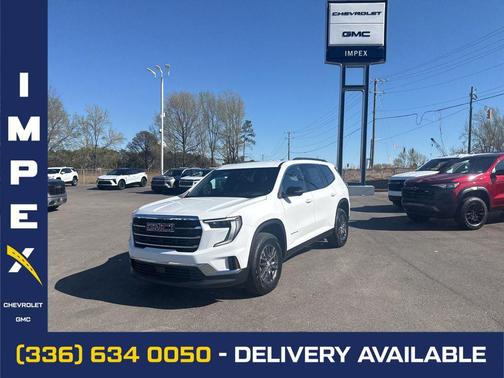White 2026 GMC Acadia Elevation FWD