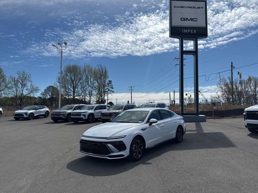 Serenity White 2025 Hyundai SONATA SEL