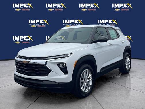 Summit White 2026 Chevrolet Trailblazer LS