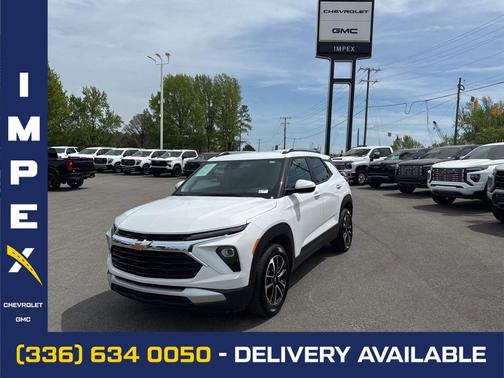 Summit White 2025 Chevrolet Trailblazer LT