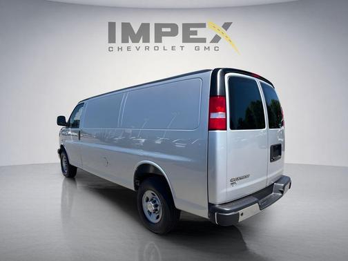 Gray 2026 Chevrolet Express 3500 3500 Extended Wheelbase, WT, RWD
