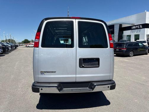 Gray 2026 Chevrolet Express 3500 3500 Extended Wheelbase, WT, RWD