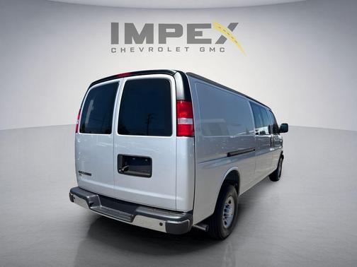 Gray 2026 Chevrolet Express 3500 3500 Extended Wheelbase, WT, RWD