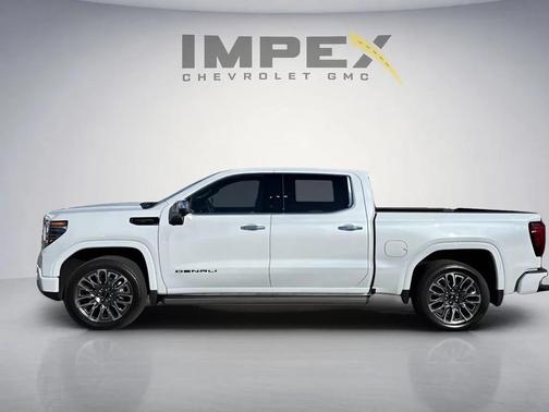 Glacier White Tricoat 2026 GMC Sierra 1500 Denali Ultimate