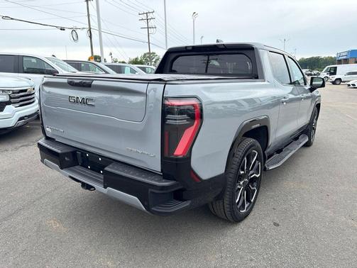 Thunderstorm Gray 2025 GMC Sierra EV Max Range Denali