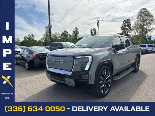 Thunderstorm Gray 2025 GMC Sierra EV Max Range Denali